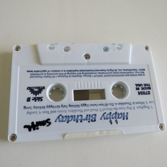 Happy Birthday HOW TO HAVE A BIRTHDAY PARTY by Acme Birthday Co. Cassette - Picture 3 of 4